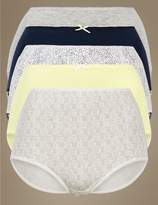 Thumbnail for your product : Marks and Spencer 5 Pack Cotton Rich Full Briefs