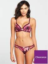 Thumbnail for your product : Ted Baker Porcelain Rose Plunge Bra - WIne