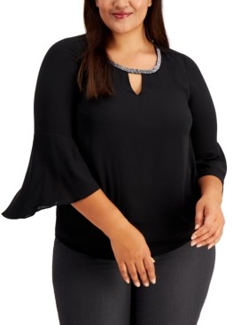 macys jm plus size tops