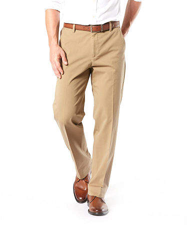 dockers classic fit flat front