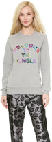 Thumbnail for your product : Markus Lupfer Welcome to the Jungle Belinda Sweatshirt