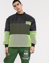 Thumbnail for your product : Collusion padded nylon sweatshirt