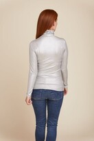 Thumbnail for your product : Majestic Soft Touch Metallic L/S Turtleneck - Black