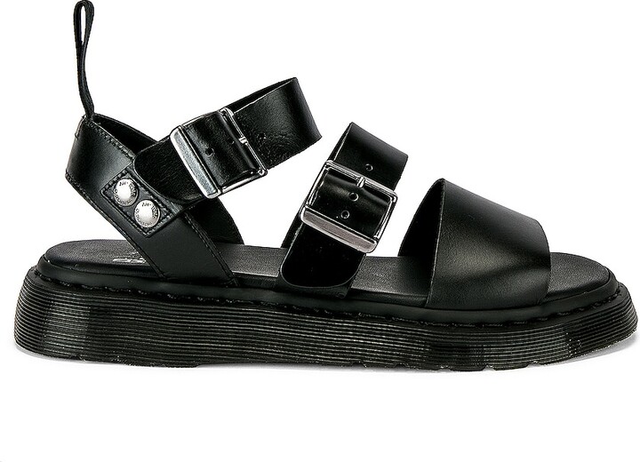 black doc marten sandals