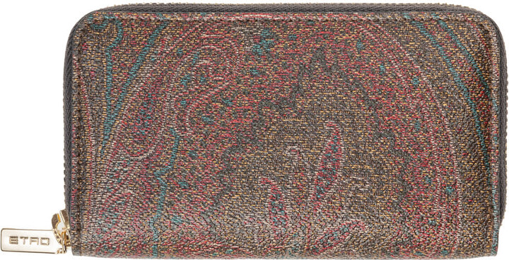 【Etro】Pegaso Card Case Etro Pegaso-plaque cardholder - ShopStyle