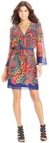 Thumbnail for your product : XOXO Printed Belted Dress
