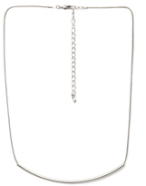 Thumbnail for your product : Forever 21 Curved Pendant Necklace