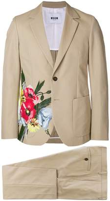 MSGM floral design suit