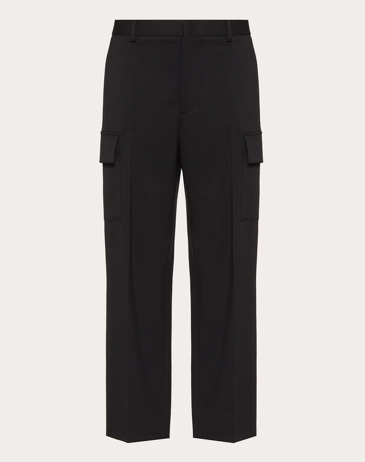 Valentino Stretch Wool Cargo Pants ShopStyle Formal Trousers