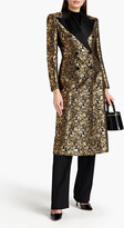 Thumbnail for your product : Dolce & Gabbana Satin-trimmed double-breasted brocade coat