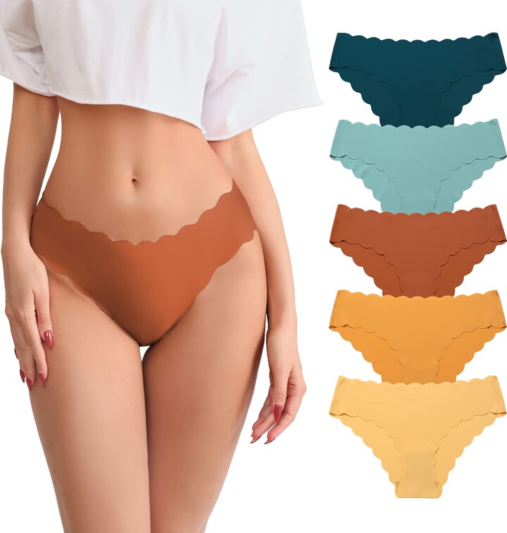 SHARICCA Seamless Underwear for Women Invisible Stretch Panties