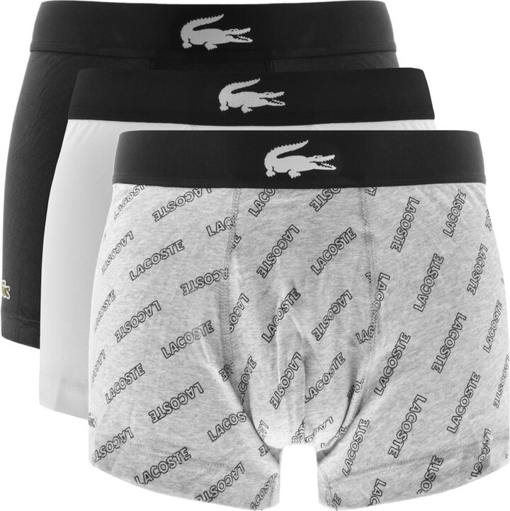 Lacoste Pack Of 3 Cotton Boxers - ShopStyle
