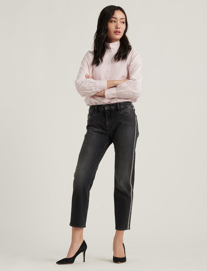 mid rise sienna slim boyfriend jean