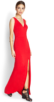 Thumbnail for your product : Forever 21 Sleek Surplice Slit Maxi Dress