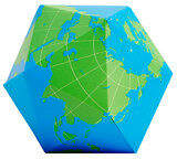 Areaware NEW dymaxion folding globe by Until