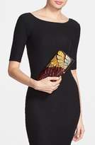 Thumbnail for your product : Sondra Roberts Croc Embossed Clutch