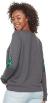 Thumbnail for your product : Mighty Fine Junior's Graphic Holiday Glitter Pullover