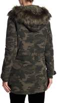 Thumbnail for your product : Dex Camo Print Faux Fur Hooded Parka