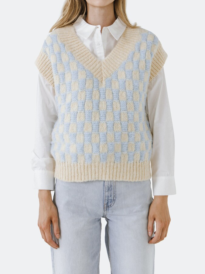 Open Knit Vests | Shop the world's largest collection of fashion 