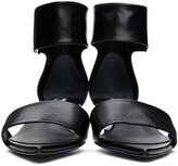 Thumbnail for your product : Jil Sander Black Pointed Heeled Sandals
