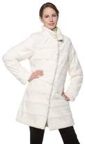 Thumbnail for your product : Dennis Basso Stand Collar Faux Fur Coat with Front Pockets