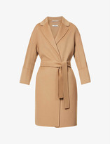 Thumbnail for your product : S Max Mara Arona belted wool coat