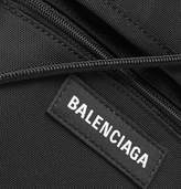 Thumbnail for your product : Balenciaga Logo-Detailed Canvas Messenger Bag - Men - Black