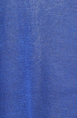 Eileen Fisher Linen Blend Bateau Neck Top (Regular & Petite) (Online Only)