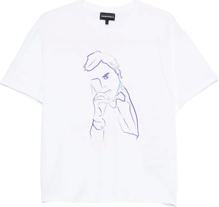 Emporio Armani graphic-print T-shirt