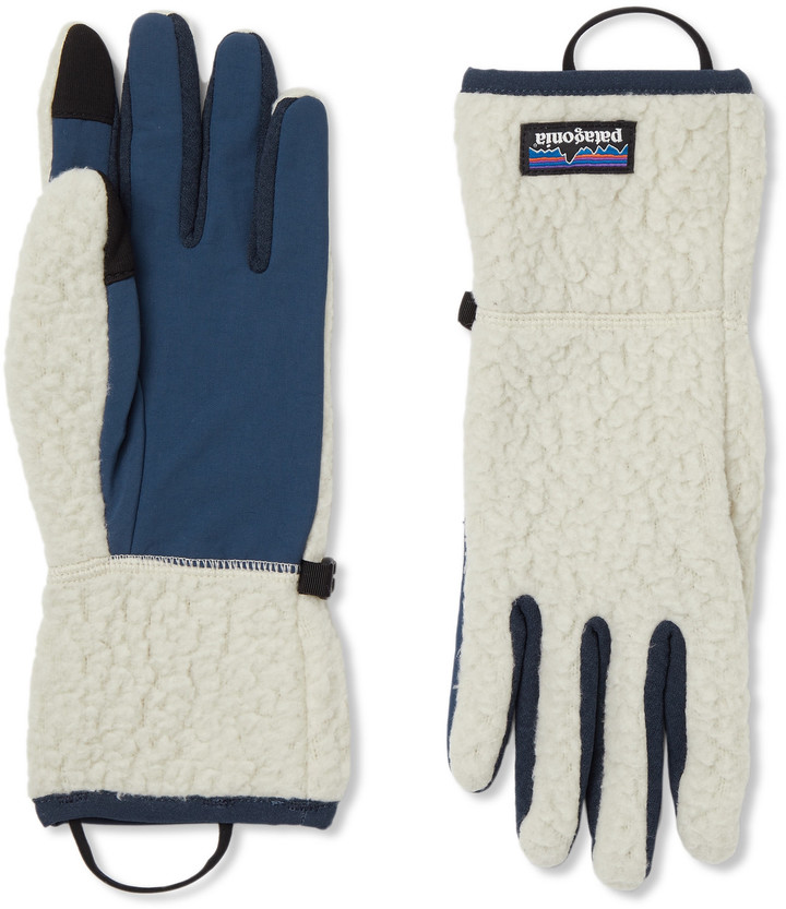 Patagonia Retro Pile Nylon-Panelled Polartec Fleece Gloves - ShopStyle