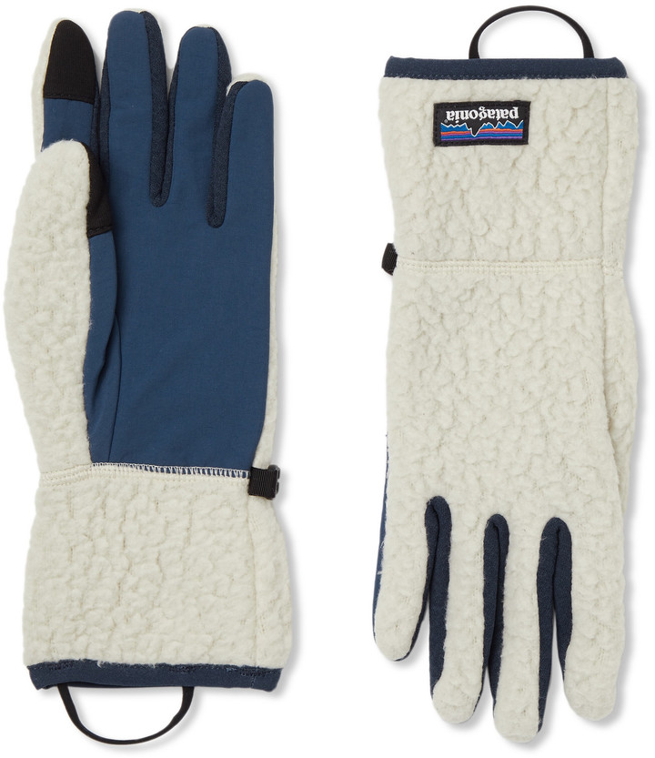patagonia retro pile handschuhe