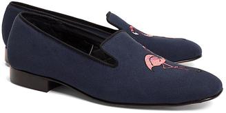Brooks Brothers Peal & Co.® Flamingo Slippers