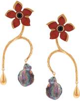 Thumbnail for your product : Lizzie Fortunato Poinsettia Vine earrings