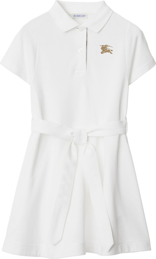 Burberry Children Cotton Ekd Polo Dress