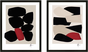 Ink & Jewel Set - 2 Piece Picture Frame Print Set