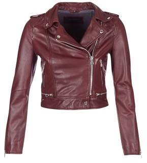 Oakwood 62326 women's Leather jacket in Red