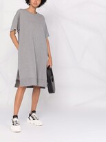Thumbnail for your product : MM6 MAISON MARGIELA Shortsleeved Sweatshirt Shift Dress