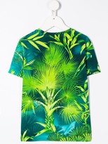 Thumbnail for your product : Versace foliage logo print T-shirt