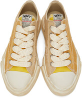 Thumbnail for your product : Miharayasuhiro Yellow Over-Dyed OG Sole Peterson Sneakers