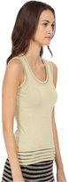 Thumbnail for your product : M Missoni Solid Lurex Tank Top