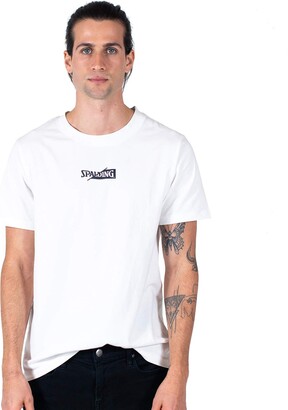Spalding Men's Tshirt Split Wordmark Branded Short Sleeve Tee