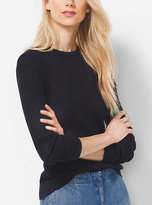 Thumbnail for your product : Michael Kors Ribbed Cotton And Silk Sweater