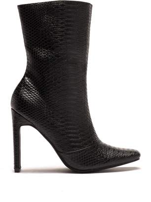 Cape Robbin Boomslang Snake Embossed Stiletto Boot