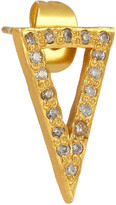 Thumbnail for your product : Kevia Gold-plated cubic zirconia earrings