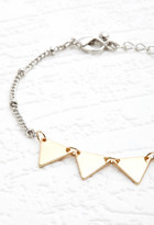 Thumbnail for your product : Forever 21 Triangle Charm Bracelet