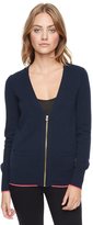 Thumbnail for your product : Juicy Couture Zip Cardigan With Pop Color