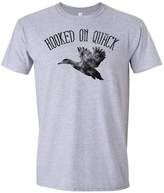 Thumbnail for your product : Ash RoAcH Hooked On Quack; Duck Hunting Theme TV T-Shirt (, Grey)