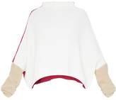 Thumbnail for your product : PrettyLittleThing Lilac Oversized Colour Block Jumper