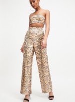 Thumbnail for your product : Miss Selfridge OH MY DAYS Multi Colour Tiger Print Trousers