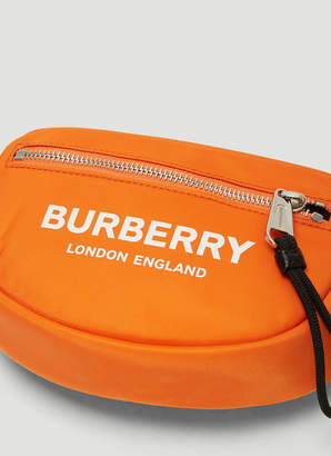 Burberry Cannon Logo Belt Bag in Orange